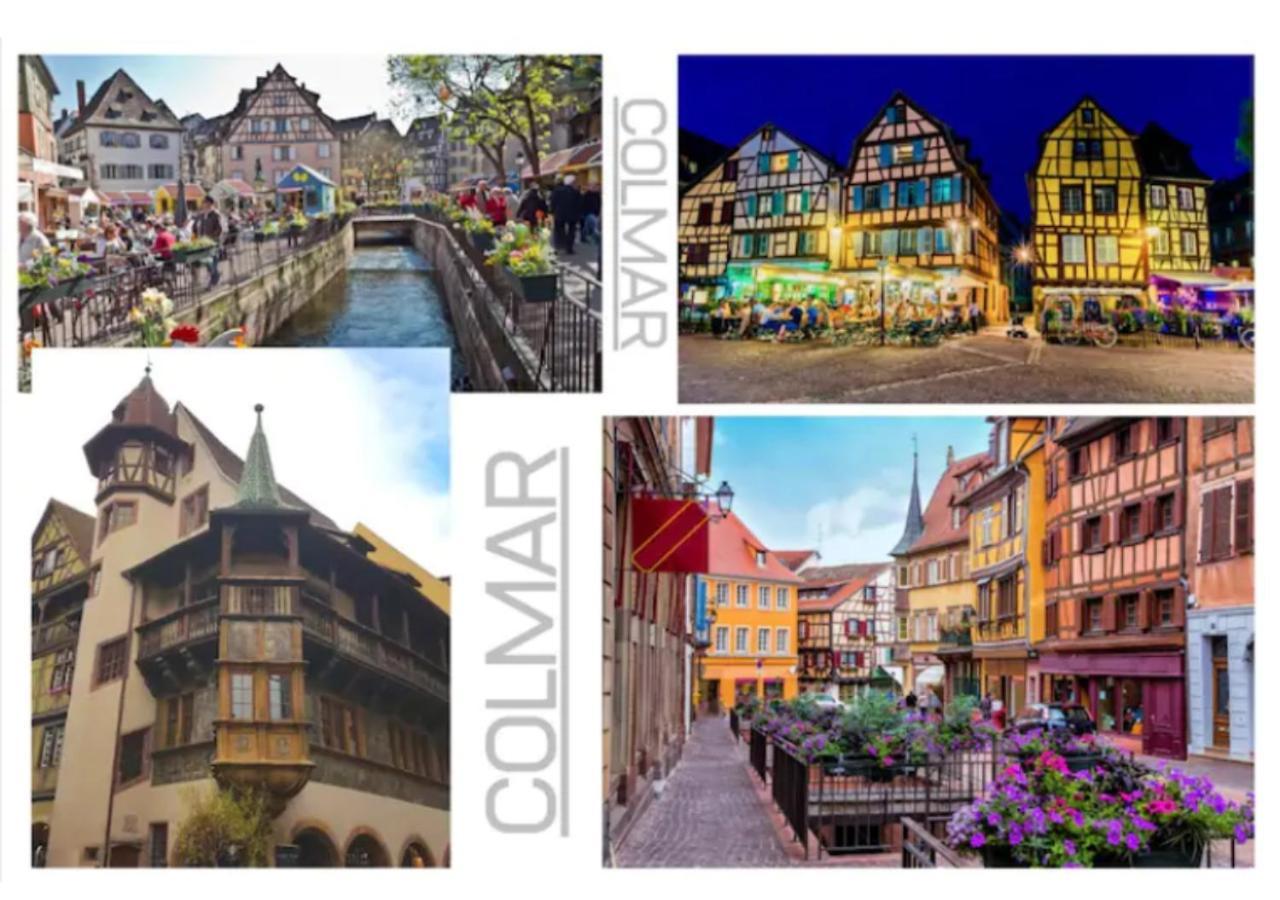 Thann Colmar - 1 Chambre - 5 Pers - Parking Exterior foto