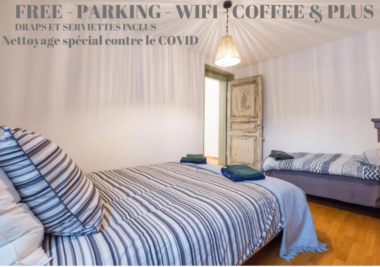 Thann Colmar - 1 Chambre - 5 Pers - Parking Exterior foto